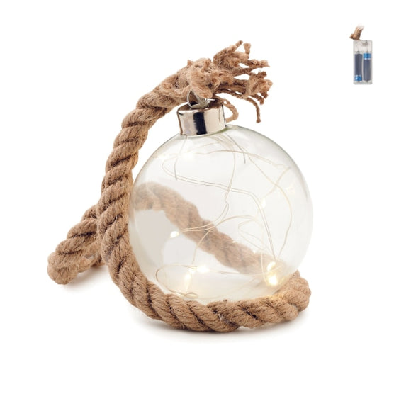 Boule En Verre Led Baubli Personnalisable Transparent Décoration