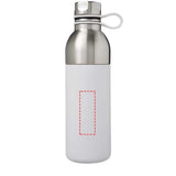 Bouteille De Sport 590 Ml Avec Isolation Par Le Vide Et Couche Cuivre Koln Personnalisable Blanc