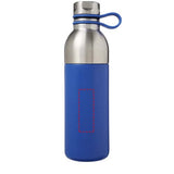 Bouteille De Sport 590 Ml Avec Isolation Par Le Vide Et Couche Cuivre Koln Personnalisable Bleu