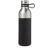 Bouteille De Sport 590 Ml Avec Isolation Par Le Vide Et Couche Cuivre Koln Personnalisable Noir