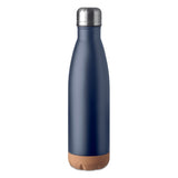 Bouteille Double Paroi 500 Ml Aspen Cork Personnalisable Bleu Vaisselle