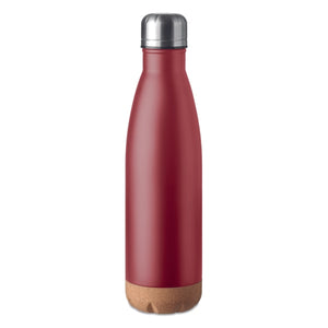 Bouteille Double Paroi 500 Ml Aspen Cork Personnalisable Silver Vaisselle