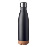 Bouteille Double Paroi 500 Ml Aspen Cork Personnalisable Noir Vaisselle