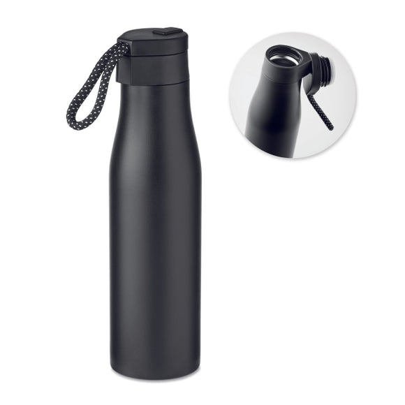 Bouteille Double Paroi 600Ml Ursus Personnalisable Noir Vaisselle