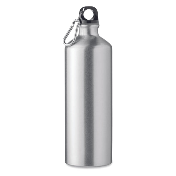 Bouteille En Aluminium 1L Moss Large Personnalisable Silver Vaisselle