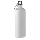 Bouteille En Aluminium 1L Moss Large Personnalisable Blanc Vaisselle