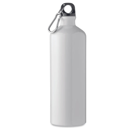 Bouteille En Aluminium 1L Moss Large Personnalisable Blanc Vaisselle