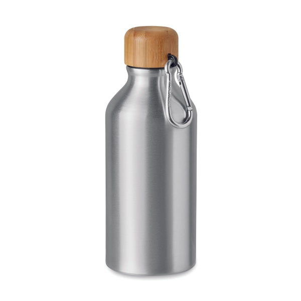 Bouteille En Aluminium 400 Ml Amel Personnalisable Silver Vaisselle