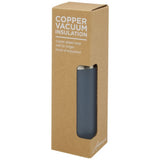Bouteille Hulan De 540 Ml En Acier Inoxydable Avec Cuivre Et Isolation Par Le Vide Couvercle Bambou