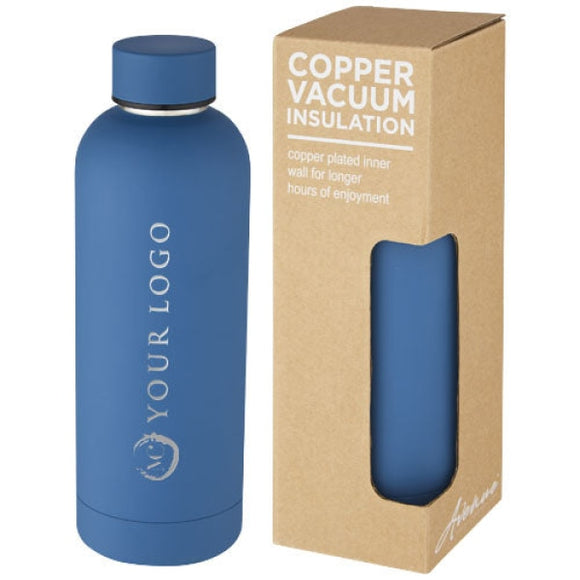 Bouteille Isotherme Spring De 500 Ml Avec Isolation Sous Vide Et Couche Cuivre Personnalisable