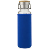 Bouteille Thor 660 Ml En Verre Avec Manchon Neoprene Personnalisable Bleu Récipients Boisson