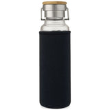 Bouteille Thor 660 Ml En Verre Avec Manchon Neoprene Personnalisable Noir Récipients Boisson