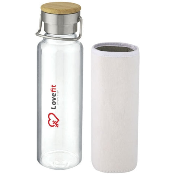 Bouteille Thor 660 ml en verre avec manchon en neoprenepersonnalisable avec logo