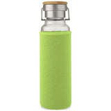 Bouteille Thor 660 Ml En Verre Avec Manchon Neoprene Personnalisable Vert Récipients Boisson