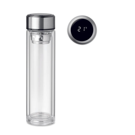 Bouteille Verre Double Paroi Pole Glass Personnalisable Transparent Vaisselle