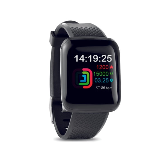 Bracelet De Santé 4.0 Sposta Watch Personnalisable Black Sport &