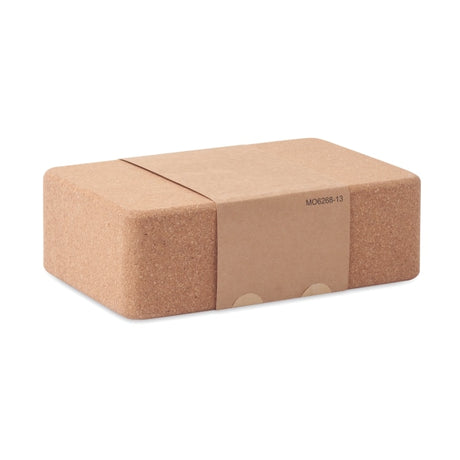 Brique De Yoga En Liège Tadasana Personnalisable Beige Sport & Santé