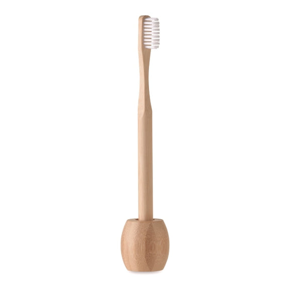 Brosse À Dents En Bambou Kuila Personnalisable Brown Soins De La Personne