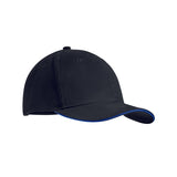 Brushed Heavy Cotton 6 Panel Sa Dunedin Personnalisable Blue Chapeaux