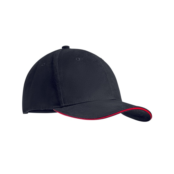 Brushed Heavy Cotton 6 Panel Sa Dunedin Personnalisable Red Chapeaux