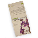 Calendrier Avec Feuillets Ensemencés - Papier À Base Dherbe Personnalisable Plantes Publicitaires