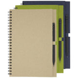 Carnet À Spirales Luciano Eco Avec Crayon Moyen Format Personnalisable Papeterie Personnalisée