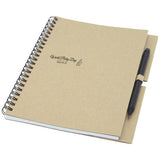 Carnet à spirales Luciano Eco avec crayon, moyen formatpersonnalisable avec logo