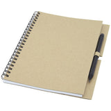 Carnet À Spirales Luciano Eco Avec Crayon Moyen Format Personnalisable Papeterie Personnalisée