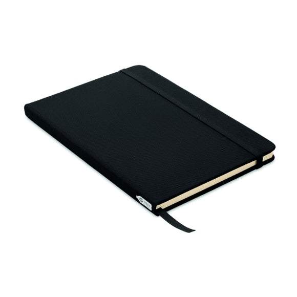 Carnet A5 Couverture Rpet 600D Note Personnalisable Black Carnets