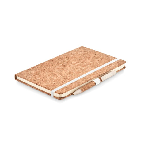 Carnet A5 & Stylo En Liège Suber Set Personnalisable Beige Carnets