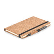 Carnet A5 & Stylo En Liège Suber Set Personnalisable Noir Carnets