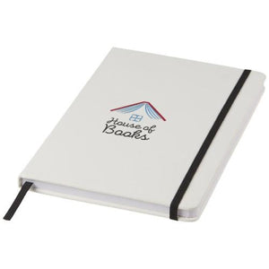 Carnet De Notes Blanc A5 Spectrum Avec Élastique Couleur Papeterie