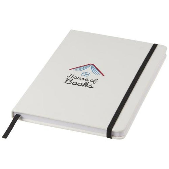Carnet De Notes Blanc A5 Spectrum Avec Élastique Couleur Papeterie