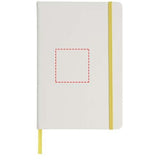 Carnet De Notes Blanc A5 Spectrum Avec Élastique Couleur Papeterie