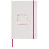 Carnet De Notes Blanc A5 Spectrum Avec Élastique Couleur Papeterie