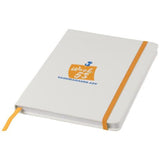Carnet De Notes Blanc A5 Spectrum Avec Élastique Couleur Papeterie