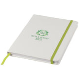 Carnet De Notes Blanc A5 Spectrum Avec Élastique Couleur Papeterie