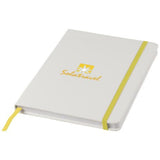 Carnet De Notes Blanc A5 Spectrum Avec Élastique Couleur Papeterie