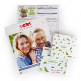 Carré Coco 10X10 Cm Fleurs A Papillons / Impab - Kit De Plantation Personnalisable Plantes