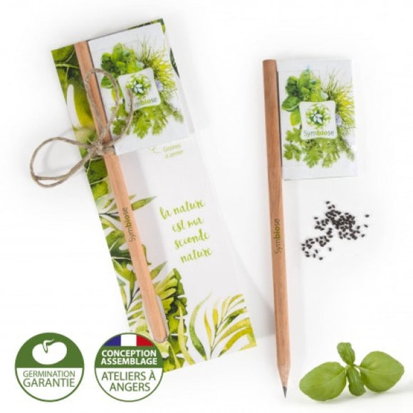 Carte Crayon En Bois Naturel Drapeau Personnalisable Plantes Publicitaires