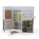 Carte Écologique 1 Sachet 3 Volets (Petit Modèle) Personnalisable Plantes Publicitaires