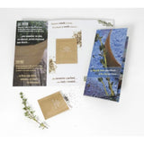 Carte Personnalisée En Papier Recyclé Avec Sachet De Graines (Grand Modèle) Plantes Publicitaires