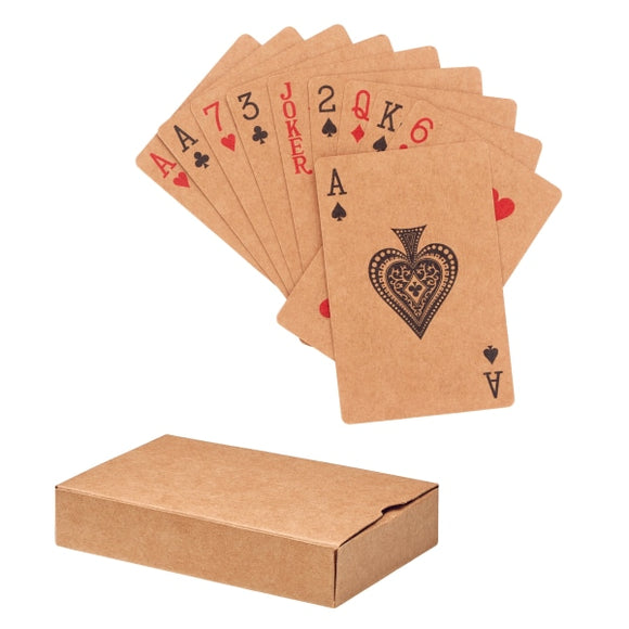 Cartes À Jouer Papier Recyclé Aruba + Personnalisable Beige Jeux