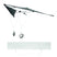 Cerf-Volant En Polyester Fly Away Personnalisable Noir Articles De Plage