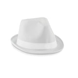 Chapeau De Couleur En Polyester Woogie Personnalisable Blanc Chapeaux