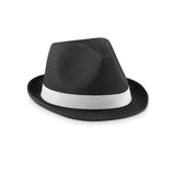 Chapeau De Couleur En Polyester Woogie Personnalisable Noir Chapeaux