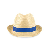 Chapeau De Paille Boogie Personnalisable Blue Chapeaux