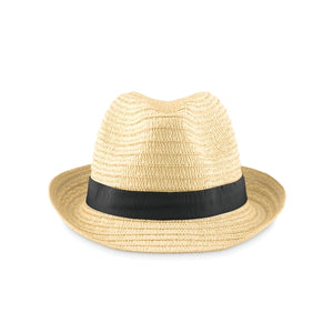 Chapeau De Paille Boogie Personnalisable Black Chapeaux