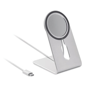 Chargeur Magnétique Portable Melis Personnalisable Silver Chargeurs Sans Fil