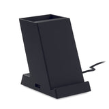 Chargeur Sans Fil 15W En Abs Block Personnalisable Noir Chargeurs